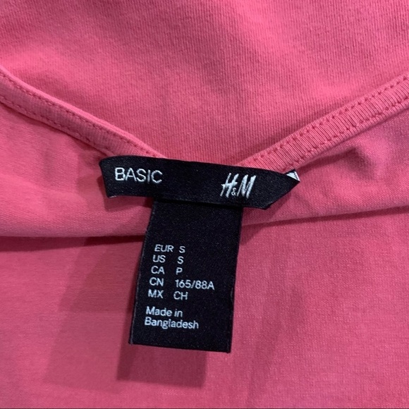 H&M Basic Women Light Pink Slip Summer Beach Dress Size Small - Picture 3 of 7